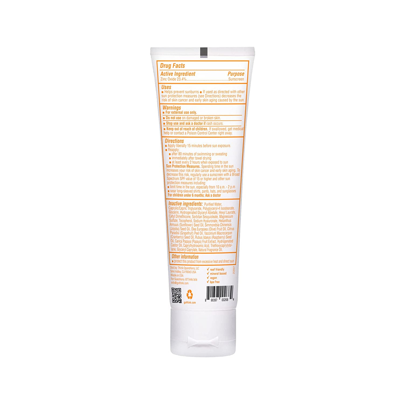 Thinkbaby Safe Sunscreen SPF 50+ シンクベイビー サンスクリーン – MRi-Beauty Shop