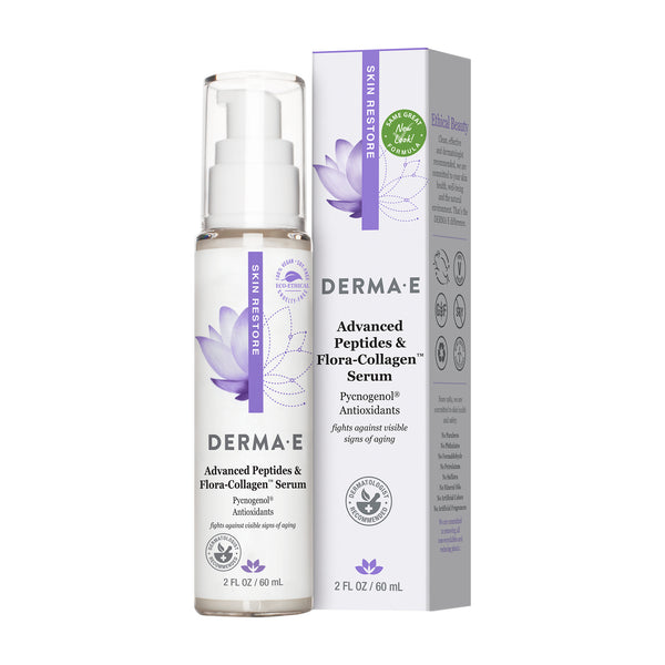 DERMA E ペプチド＆フローラ セラム Advanced Peptide & Flora Collagen Serum