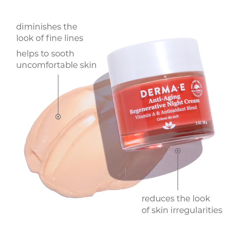DERMA E エイジケア ナイトクリーム Antiaging Regeneration Night Cream
